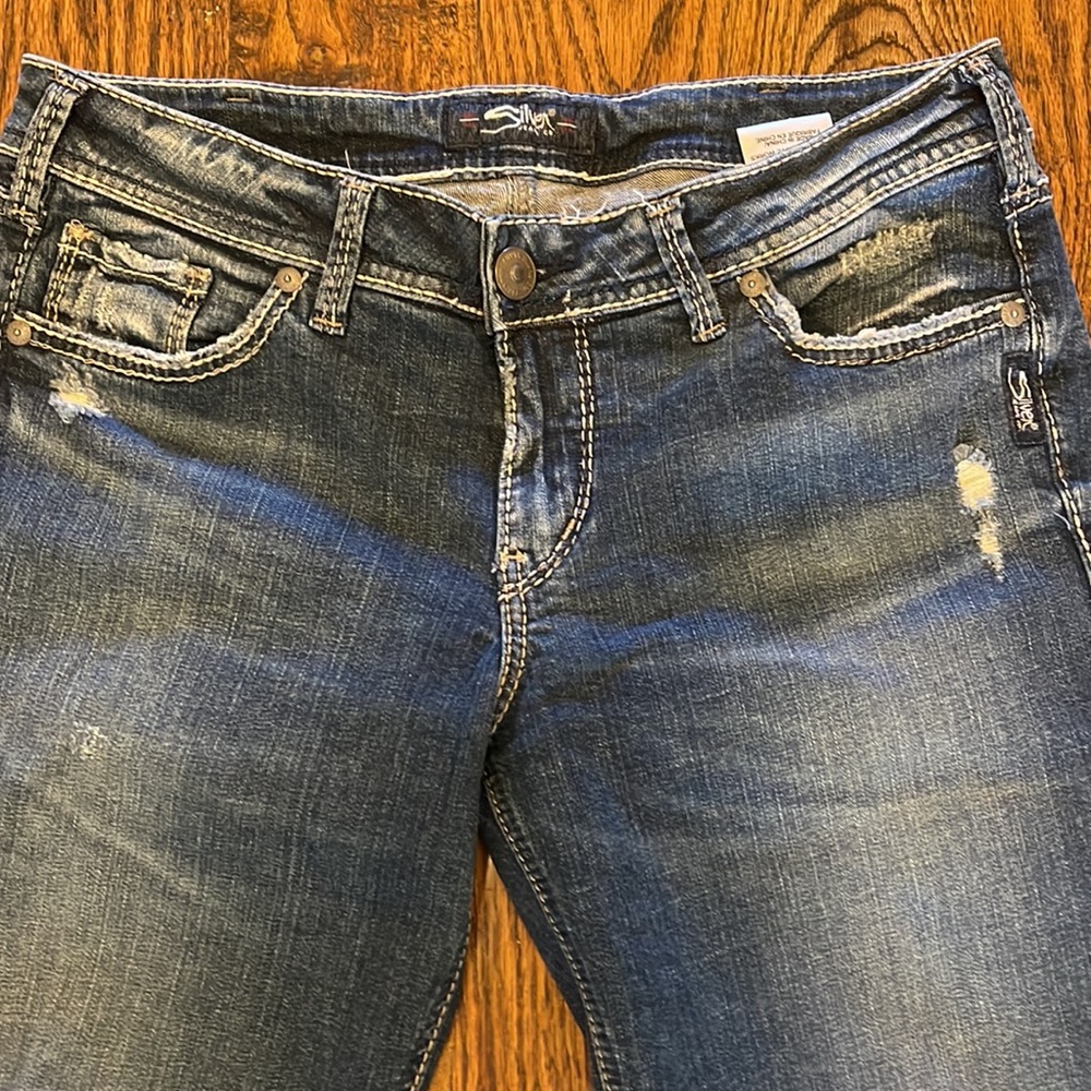 Silver Bootcut Jeans